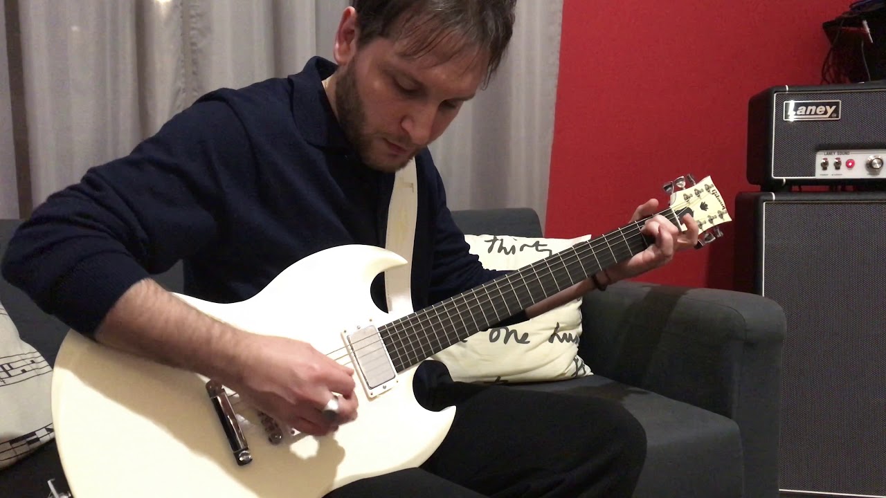 The Cure “The funeral party” GUITAR COVER