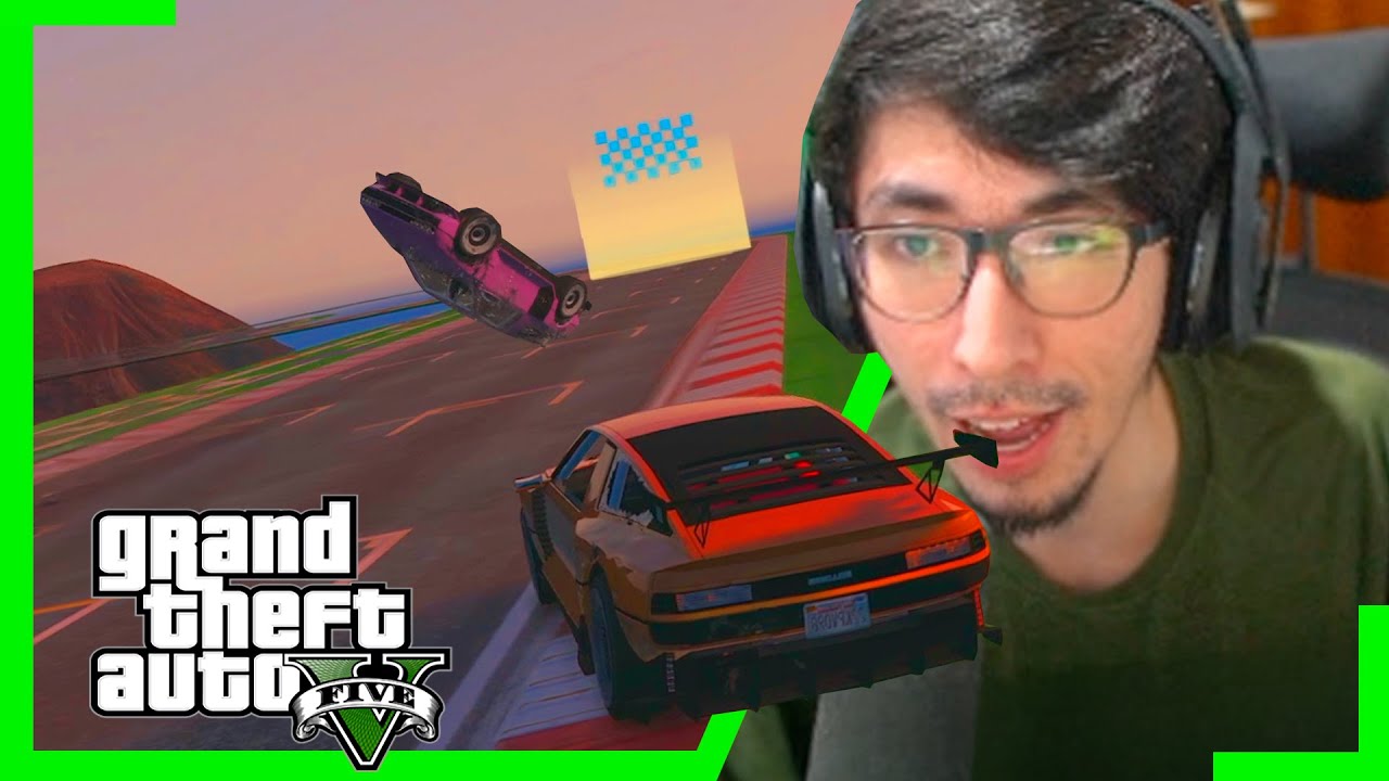 AINDA BEM QUE ELE é RUIM! - GTA V Corridas Malucas 