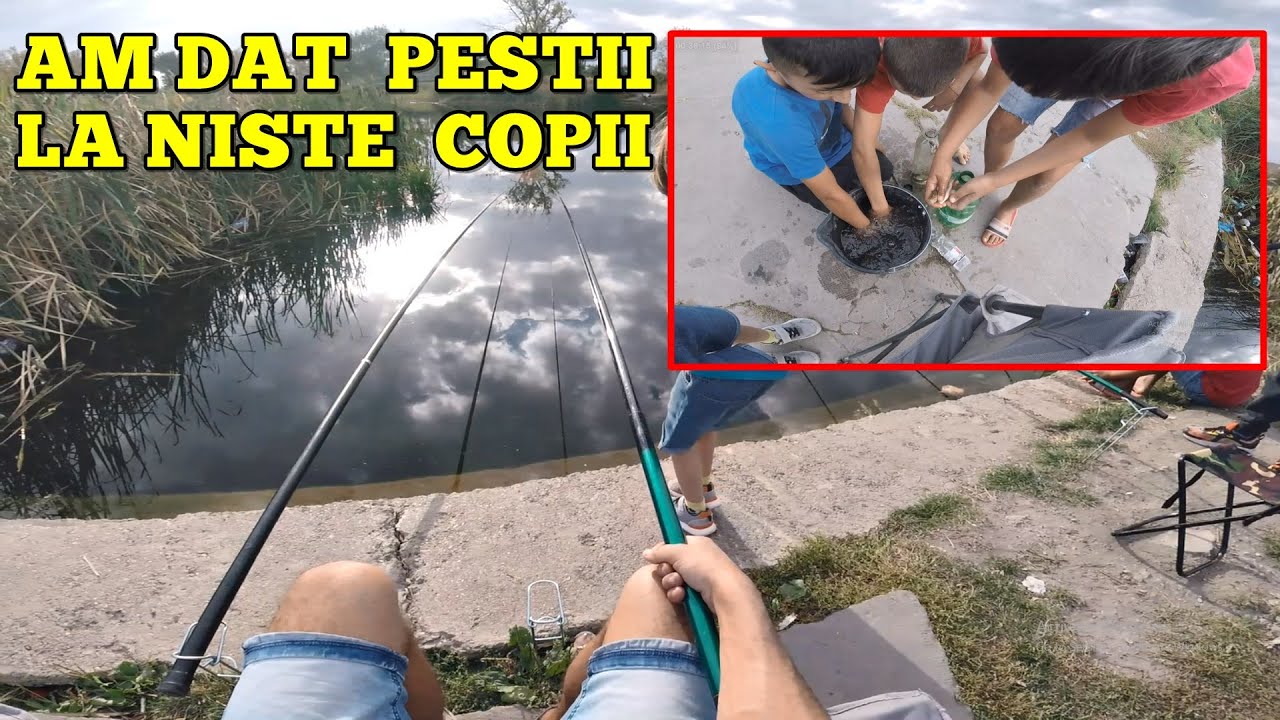 Pescuim pe BALTA COPILĂRIEI MELE 🐟🐟 Am dat peștii la niște copii de pe lac 🐠