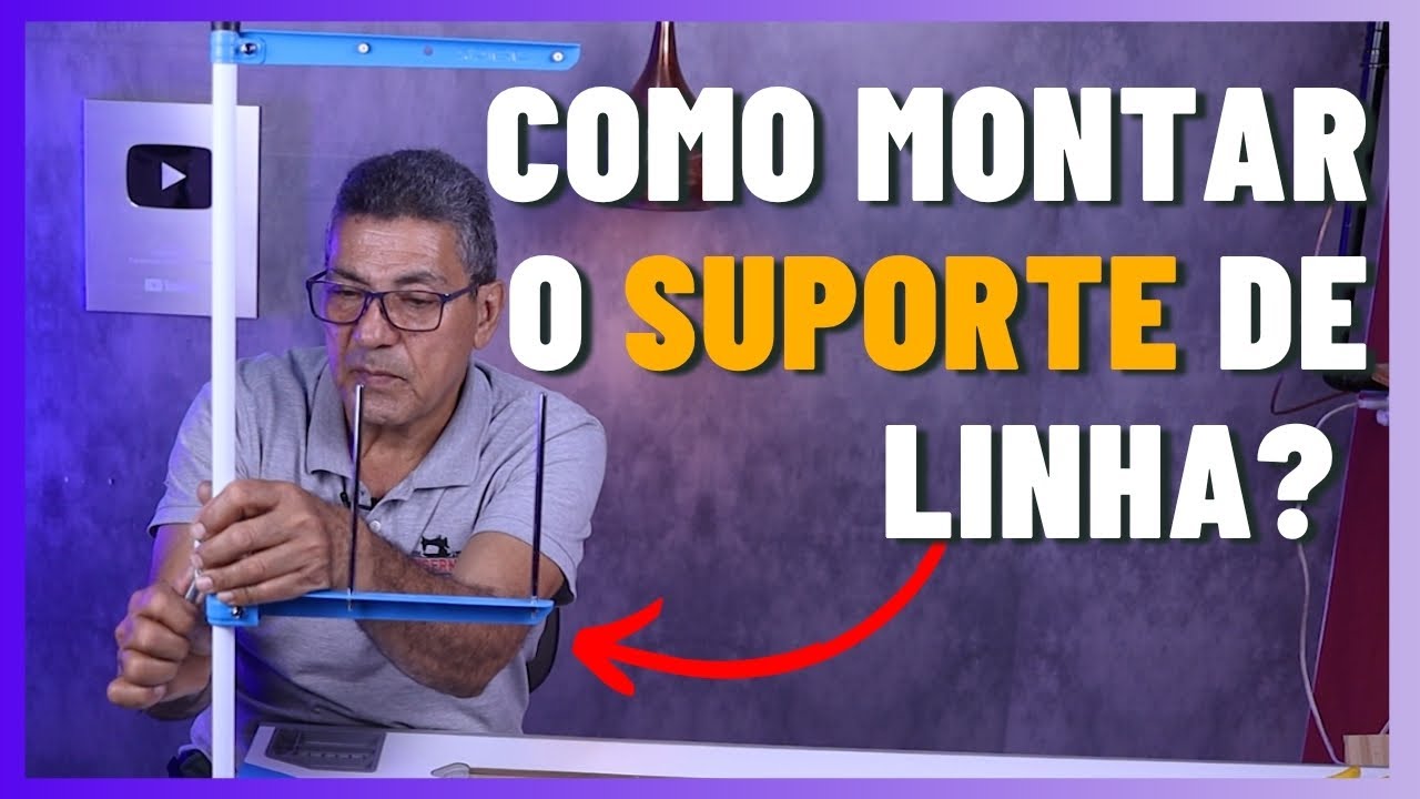 COMO MONTAR O SUPORTE DE LINHA? | RETA INDUSTRIAL JACK A5E