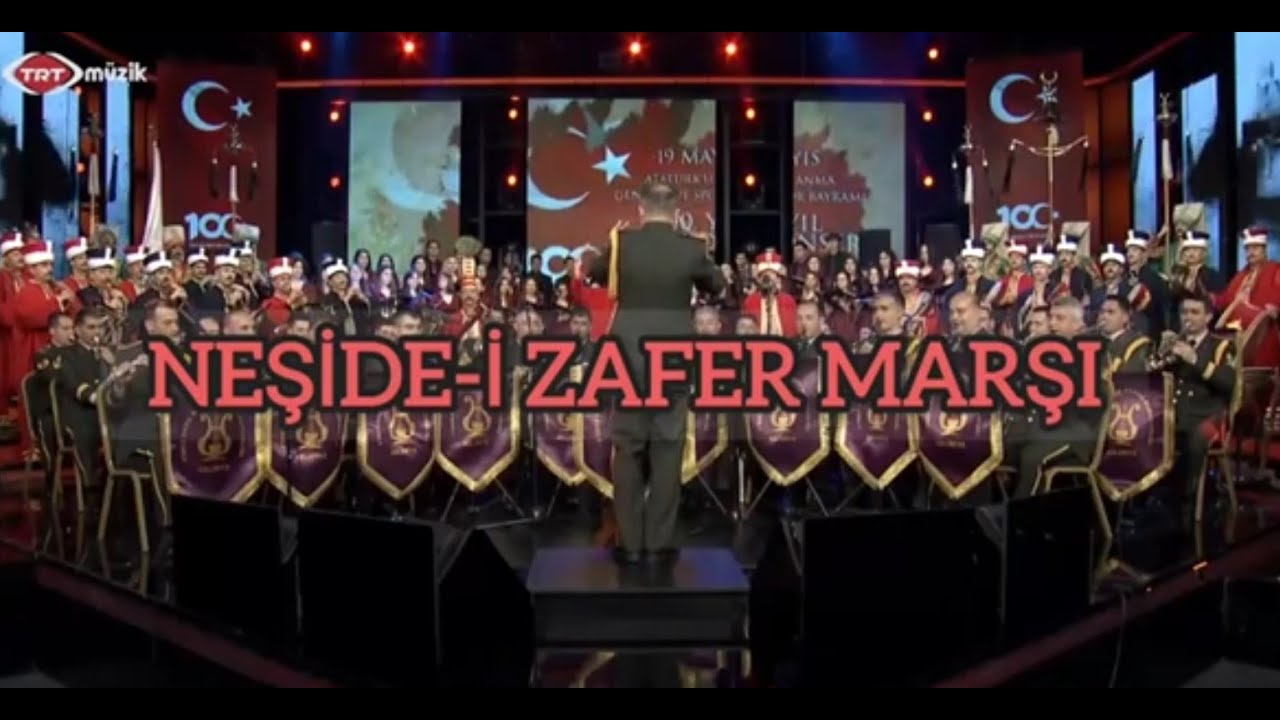 Neşide-i Zafer Marşı & Bando ~ Mehteran ~ TRT Gençlik Korosu  100. Yıl Konseri #mehter #koro #bando