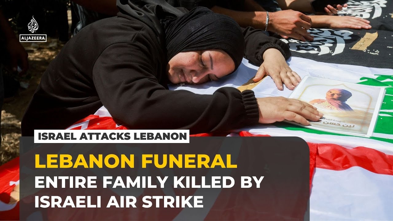 Relatives mourn loved ones killed in Israeli attack on Lebanon
