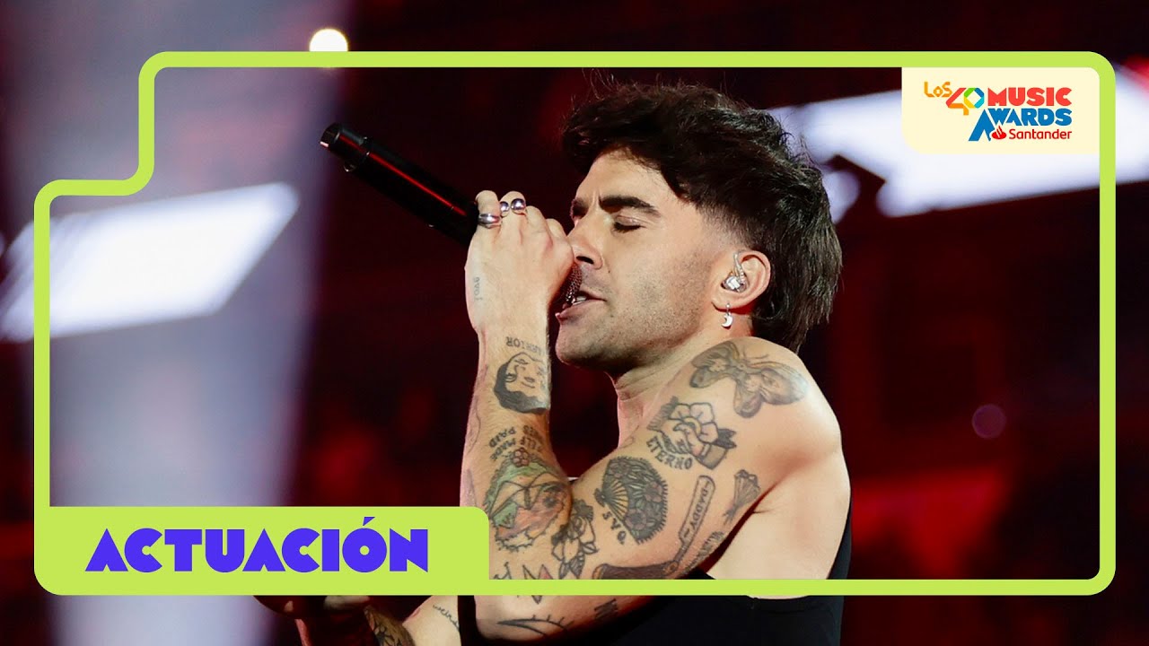 ÁLVARO DE LUNA – Todo contigo | En directo en LOS40 Music Awards Santander 2023