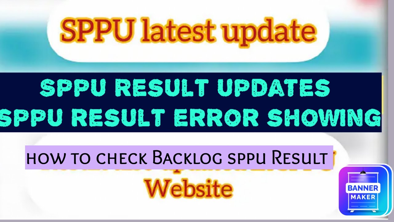 how to check Backlog result in sppu University