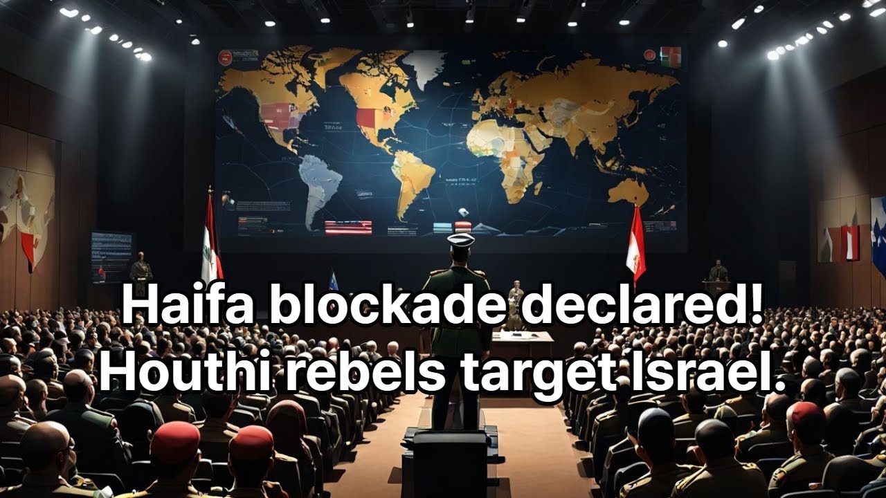 [J.JTimes] Haifa blockade declared! Houthi rebels target Israel.