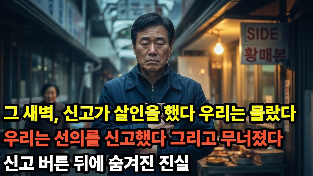 범죄라 믿고 신고했다｜하지만 그 할머니가 숨기고 있던 진짜 이유