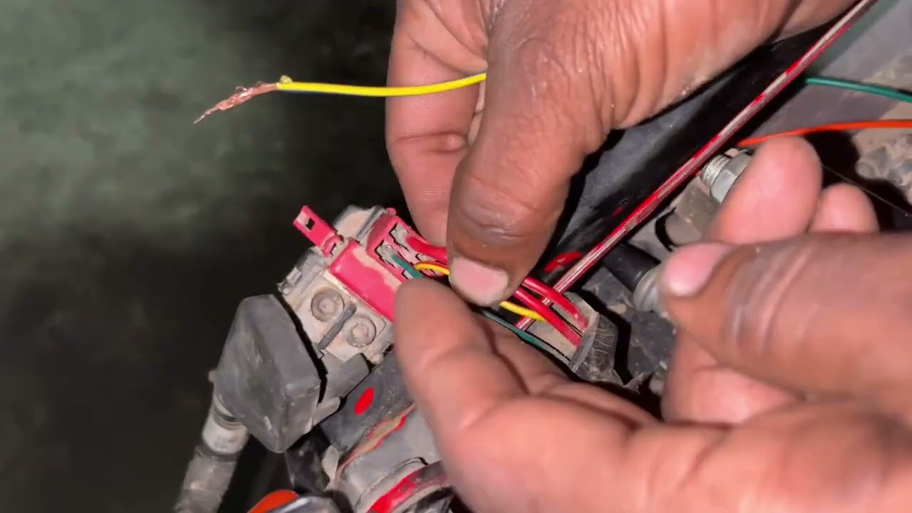 Hero CBZ xtreme self start problem solve in wiring problem in details 