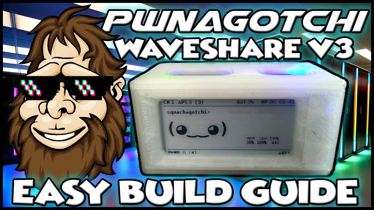 How to Make A Pwnagotchi with Waveshare V3 Screen!  Easiest Method, Works First Time, Every Time!