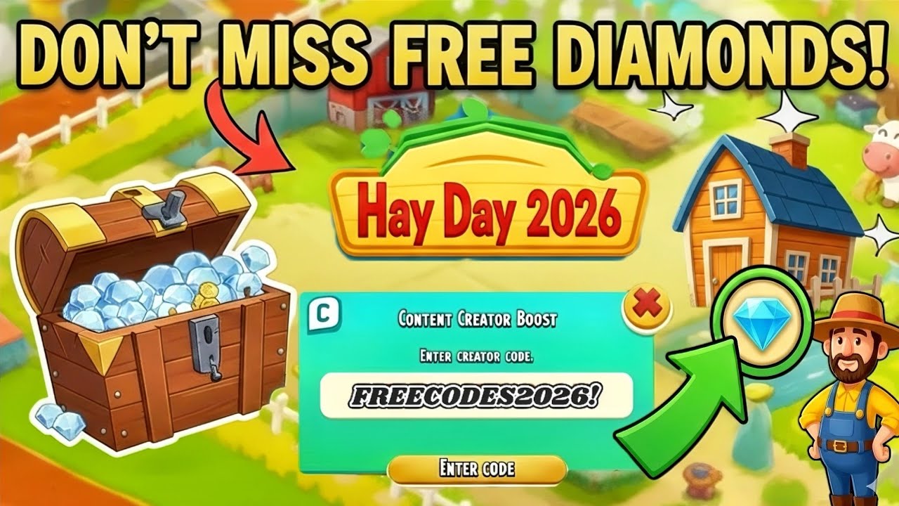 Hay Day : The Ultimate Guide to Content Creator Code 2026! Level Up FAST ⏩ #Hayday