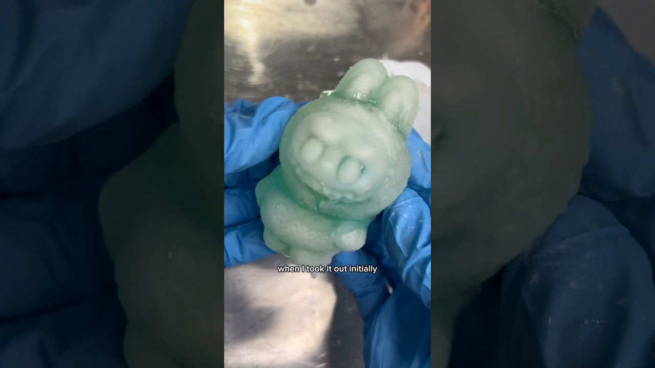 Making Labubu Wax Candy for the first time