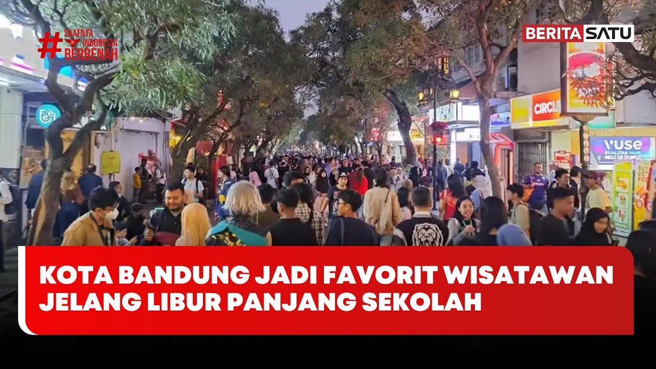 Libur Panjang Sekolah, Kota Bandung Jadi Favorit Wisatawan #beritasatu