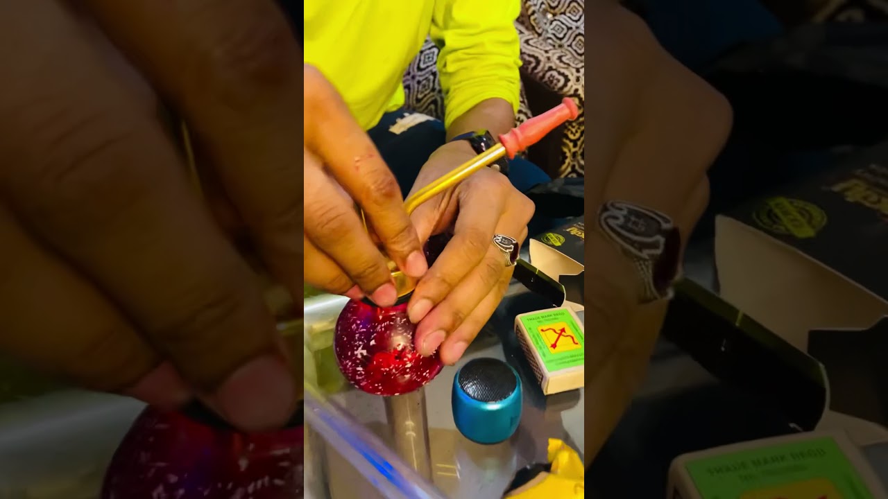 How to make mini pocket hookah for smoke 😍❤️💨💨💨💨