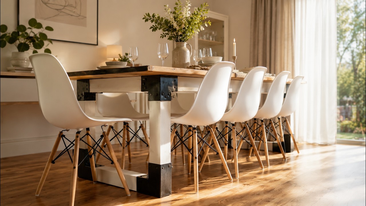Fabriquer une Table de salle à manger pour 8 personnes
