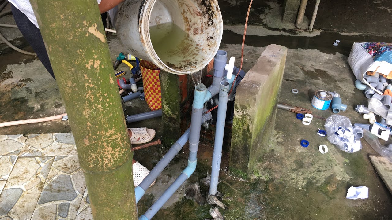 Lý do giếng khoan không lên nước,nước yếu.Cách khác phục kiểm tra hút sâu và thay moto