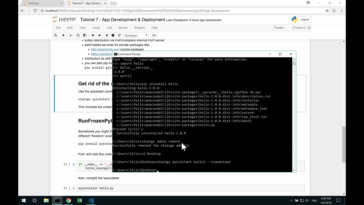 Часть 7: xlwings как автономный модуль VBA