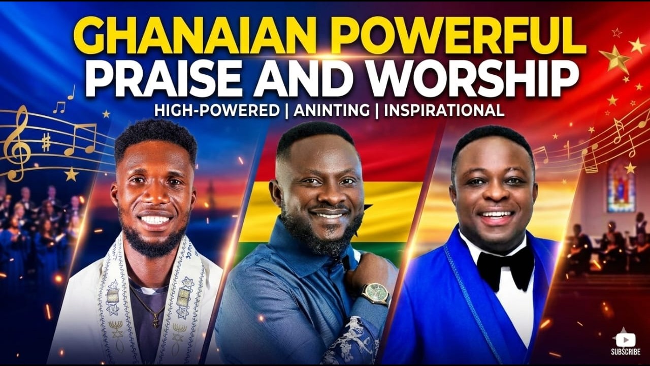 SALVATION SAMUEL led a powerful worship and praises at OKESE live worship