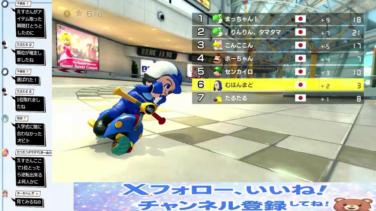 ツイキャス同時配信中　マリカー８DX