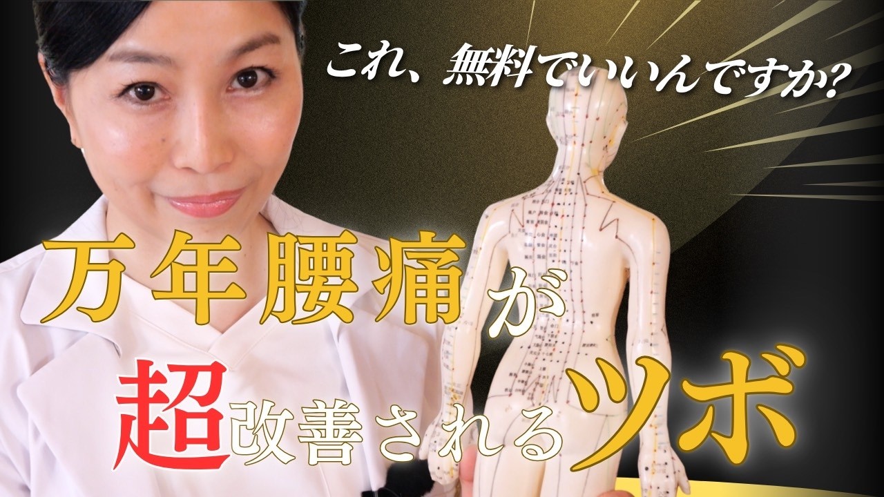 【セラピスト必見】東洋医学でひも解く腰痛・背中の不調の本質｜ツボ・経絡で徹底解説！！