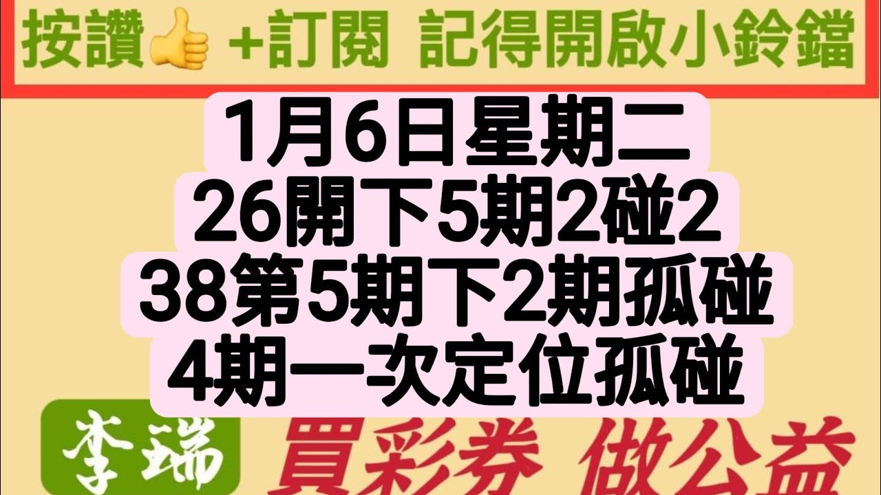 1月6日星期二。