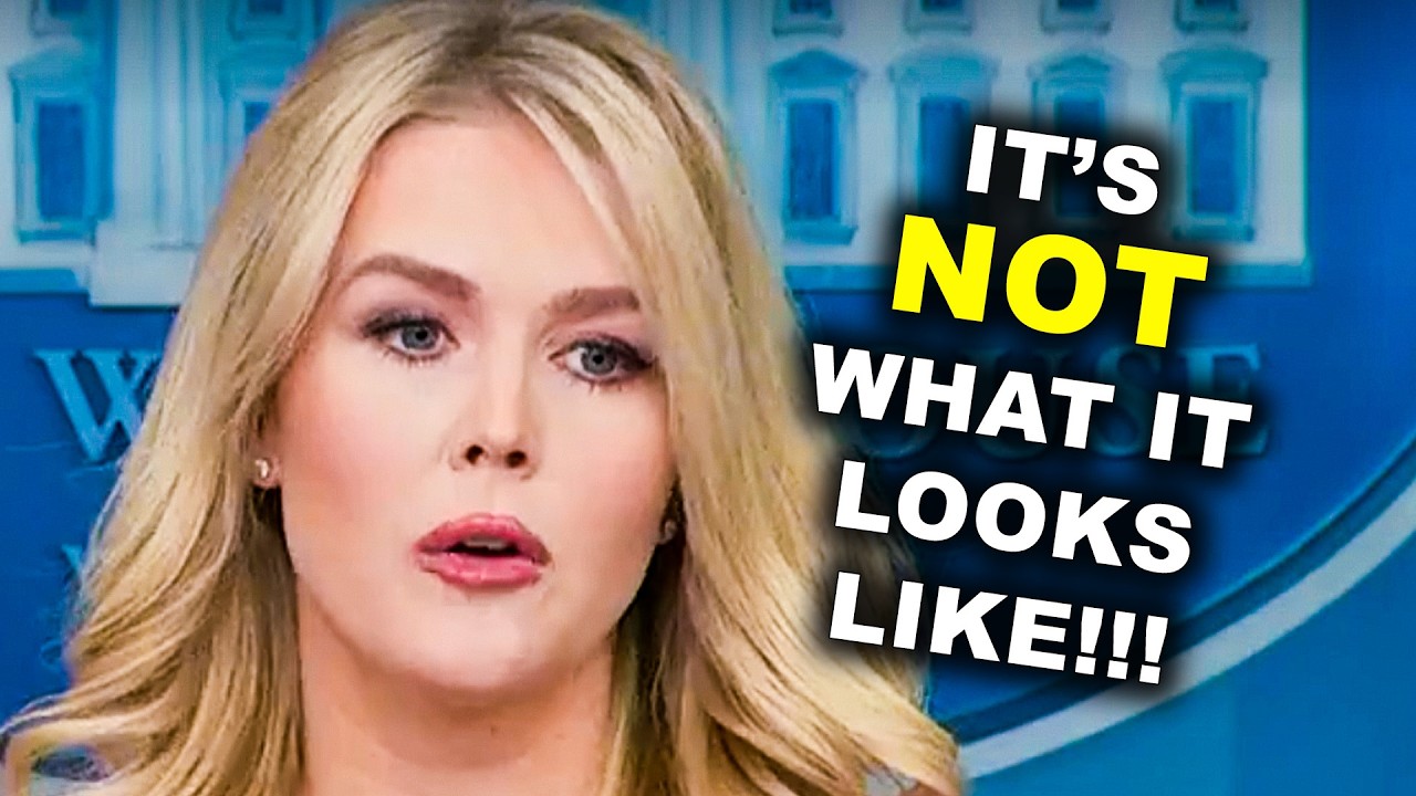 Press Sec. SINKS As Claims Against Trump's Accuser In Epstein Files Fall Apart