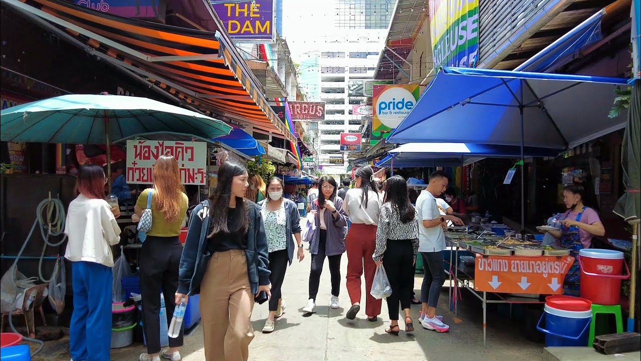 4K Thailand Travel 🇹🇭 Patpong Bangkok | Morning Market in Bangkok's Nightlife Street