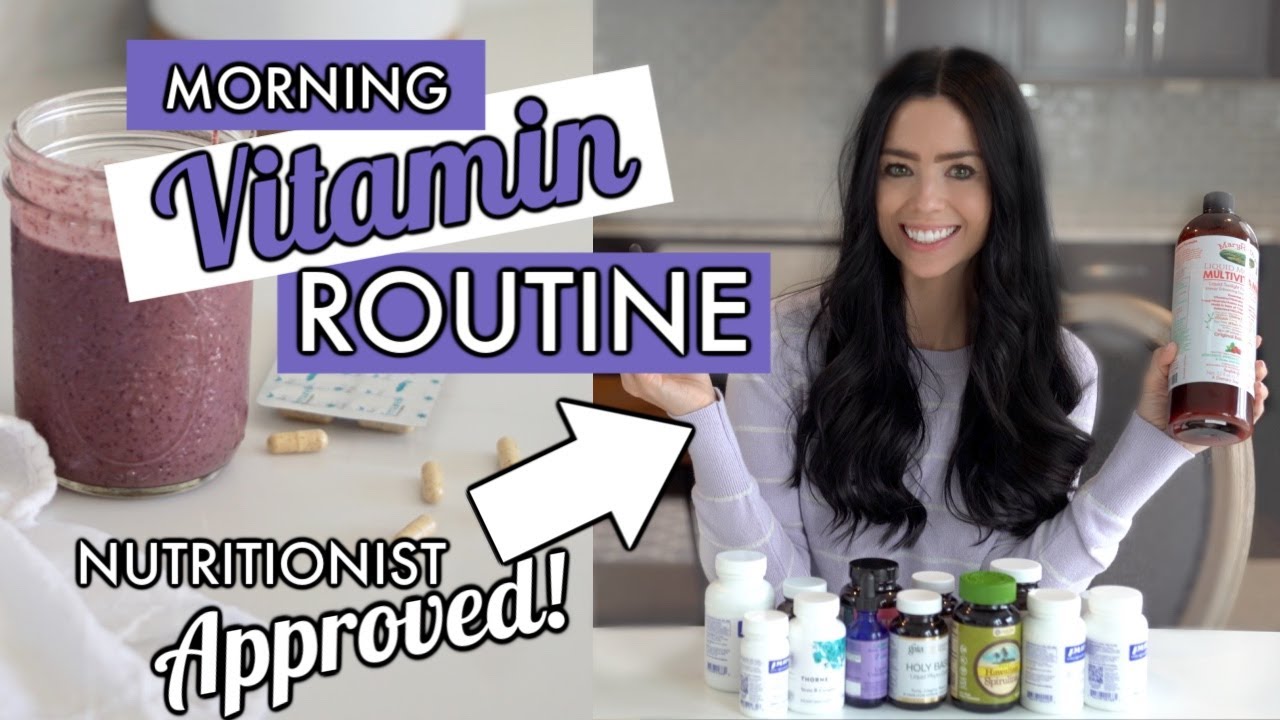 MORNING VITAMIN ROUTINE | Vitamins for Optimal Health & Less Stress