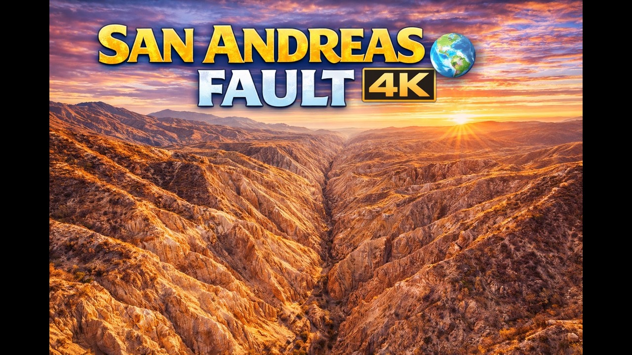 San Andreas Fault 4K 🌎 | La Faglia Pi&ugrave; Famosa del Mondo in 4K
