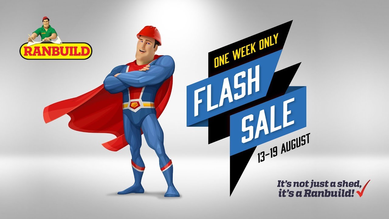 Ranbuild Flash Sale August 2018 (15 second TVC)