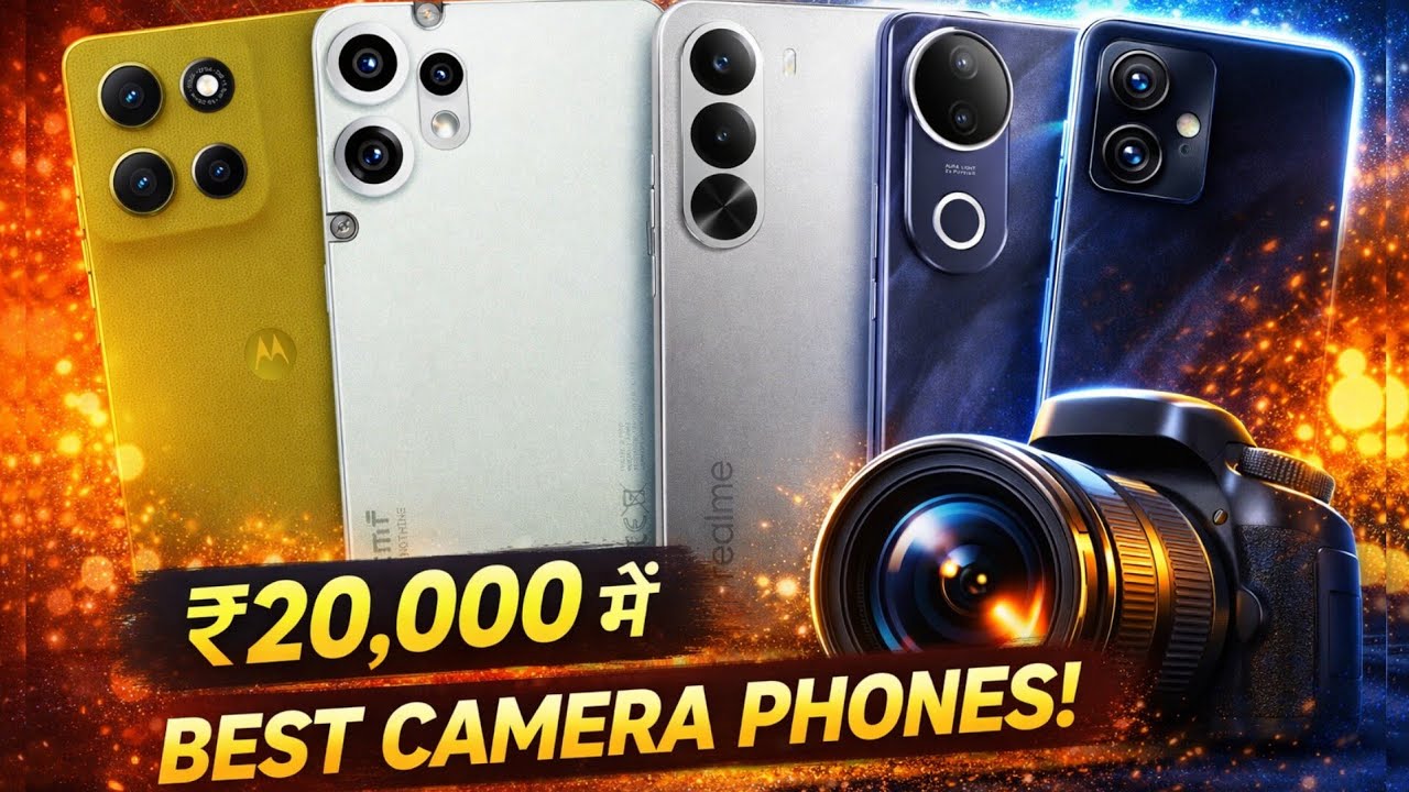  🔥₹20,000 में DSLR जैसी फोटो? Best Camera Phones 2026! Best camera centric smartphone Android 20k 🔥