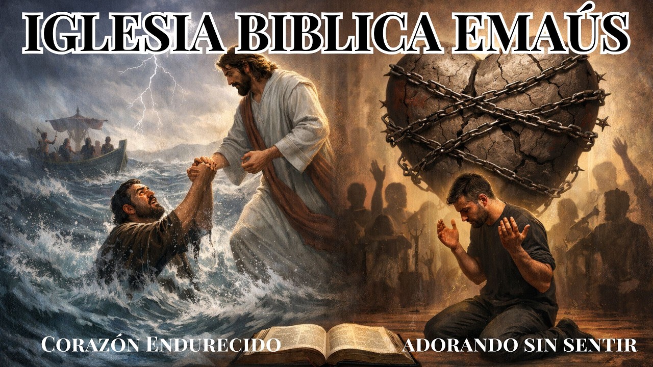 IGLESIA BIBLICA EMAÚS. DEL TEMOR A LA ADORACION.LA DUREZA DEL CORAZON Y LA ADORACION (Mt 14.28-31)
