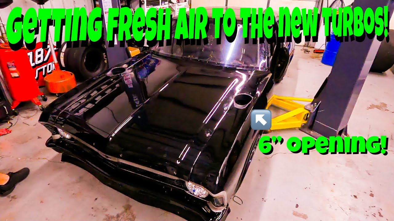 We Cut Holes In Murder Nova's $6,000 Front End! New Turbos Gotta Breathe!