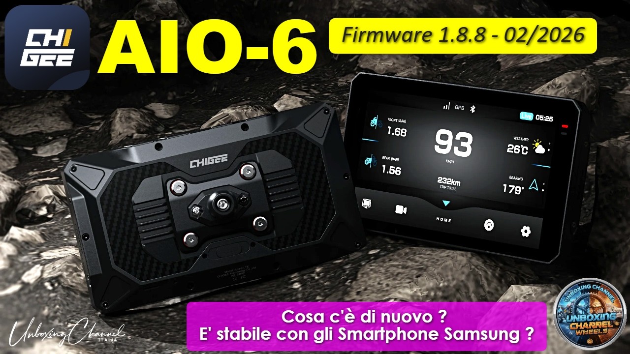 Chigee AIO-6 Firmware 1.8.8 - Radar e novità introdotte . Febbraio 2026