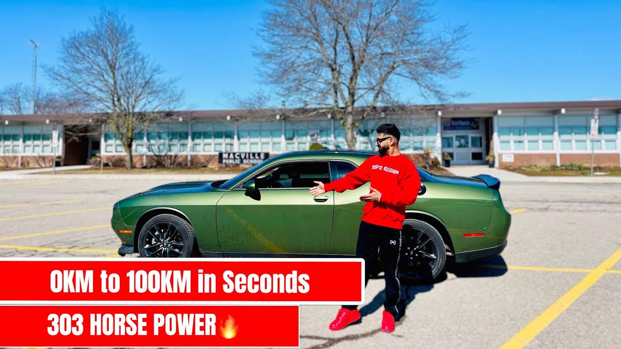 DODGE CHALLENGER GT REVIEW || sports car || Bought by International student in Canada || VK178