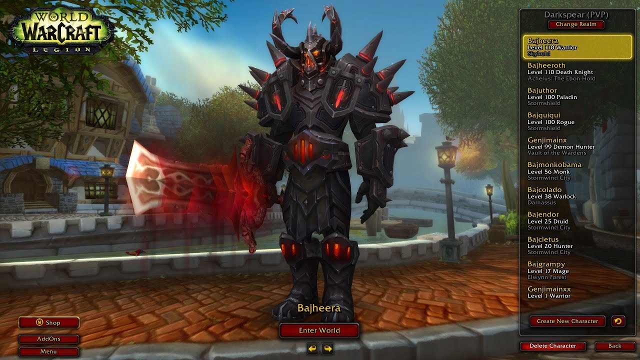 Bajheera - Rank 1 Gladiator Warrior (970 iLvL) AB Annihilation - WoW Legion 7.3.5 Arms Warrior PvP