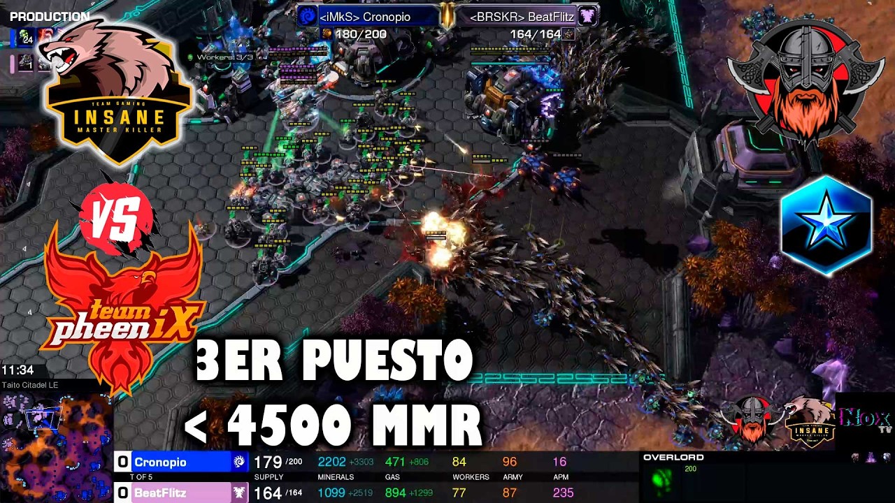 BTL S10 .:: iMkS vs PheeniX ::. por el 3er Lugar -4500 MMR