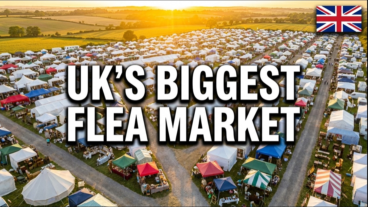 UK&rsquo;S BIGGEST FLEA MARKET: You won't believe the scale!