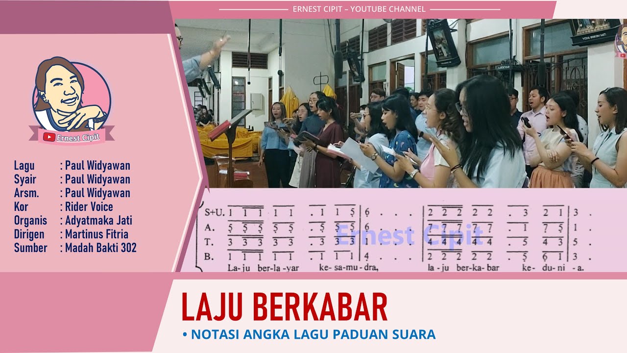 Laju Berkabar | Lagu Penutup Misa dari Madah Bakti | Rider Voice | Paul Widyawan