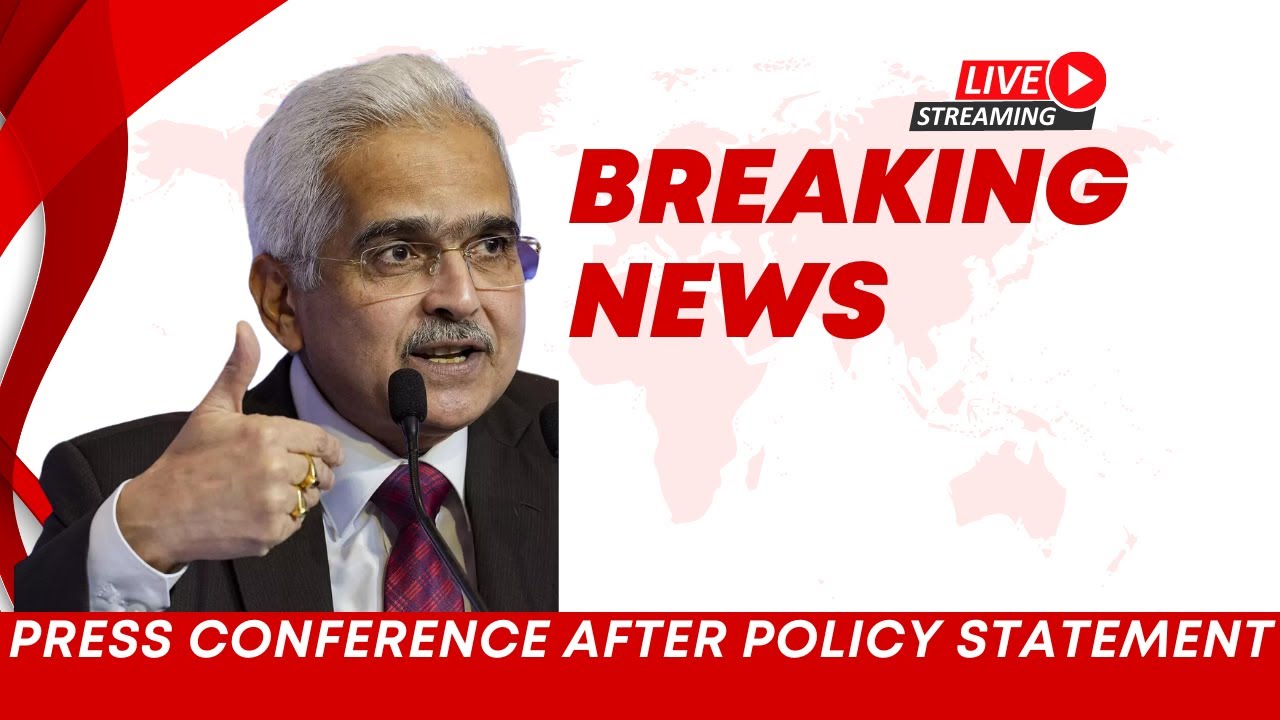 LIVE: RBI Gov Shaktikanta Das Press Conference | RBI keeps repo rate unchanged at 6.5%