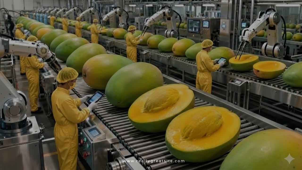 Inside Nexgen Process Factory – How Fresh Mango Juice Is Made in Massive Batches! 🥭