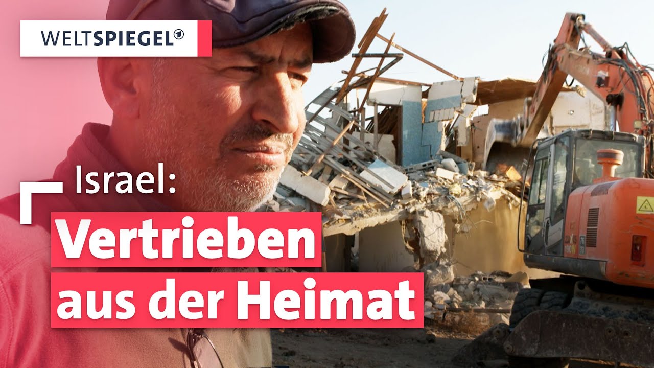 Israel l&auml;sst Beduinen-D&ouml;rfer in der Negev-W&uuml;ste abrei&szlig;en &ndash; unter Protest | Weltspiegel