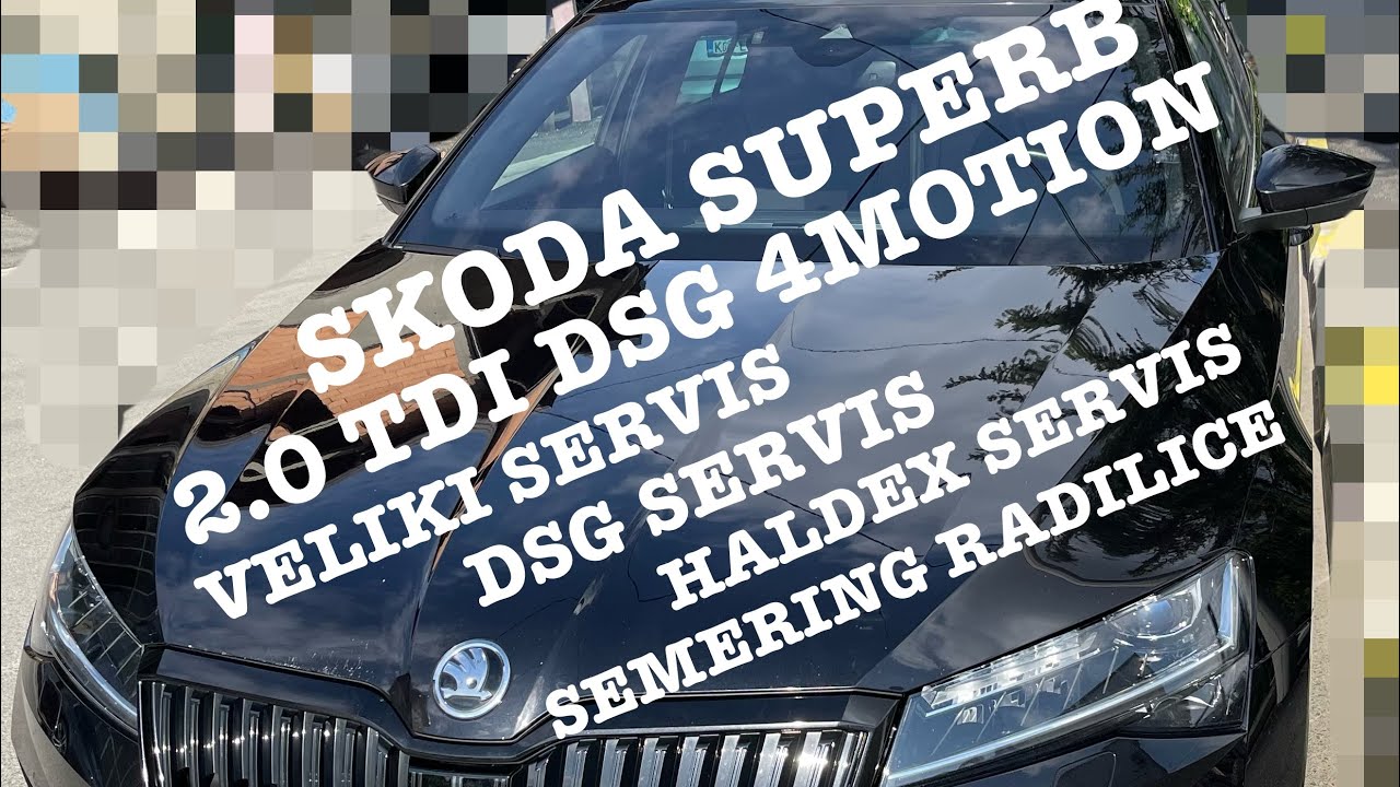 SKODA SUPERB 2020g 4 MOTION 2.0 TDI VELIKI SERVIS DSG HALDEX SEMERING RADILICE