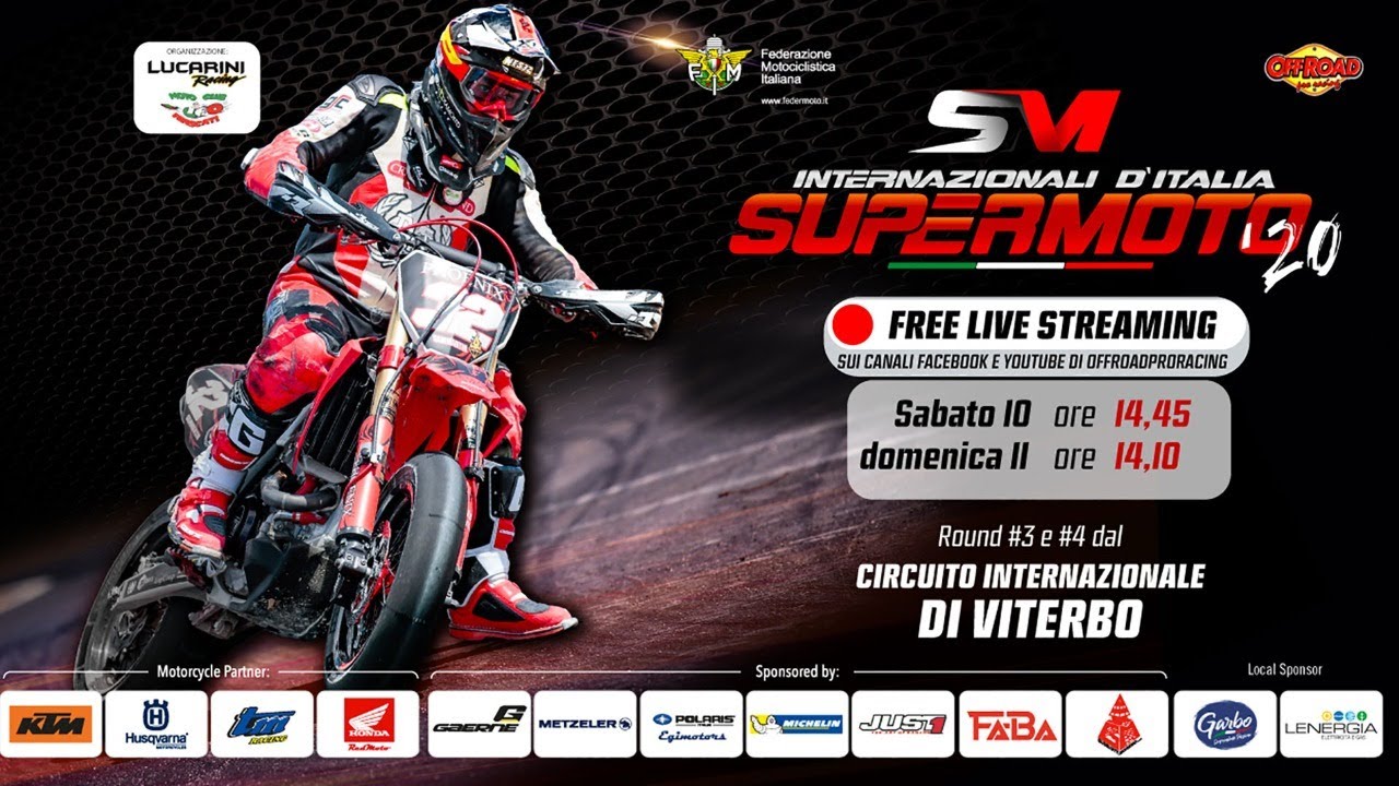 🔴🔴🎥🎥INTERNAZIONALI D'ITALIA SUPERMOTO🎥🎥🔴🔴 ROUND #3 VITERBO 💪💪🤙🤙