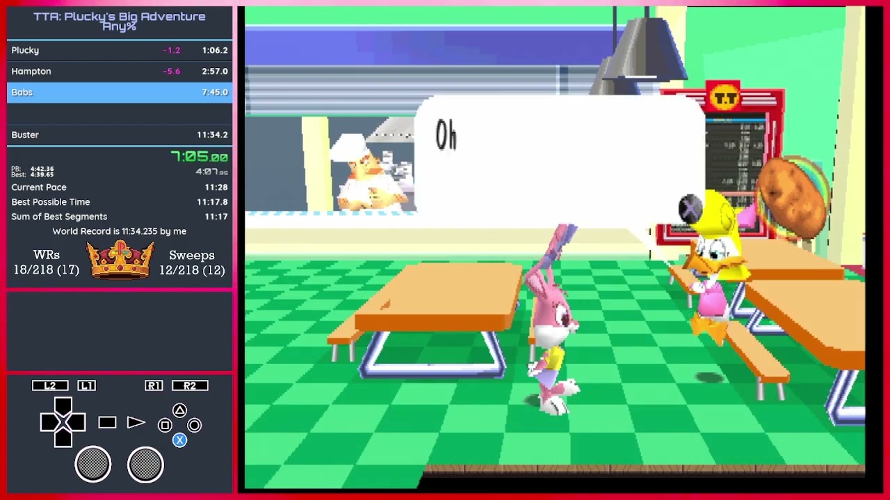 TTA: Plucky's Big Adventure - Any% 11:14 (WR)
