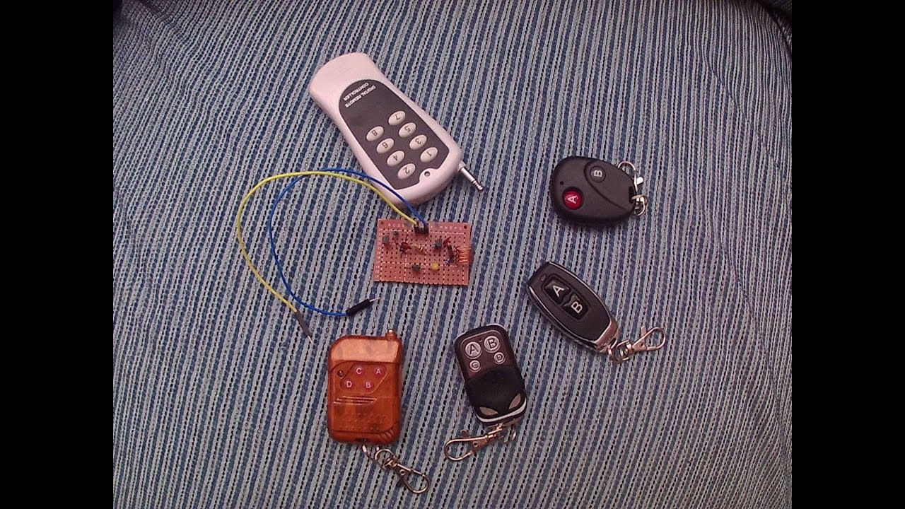 COMPROBADO Y LECTOR DE FRECUENCIAS  RC MANDOS GARAJE PARA  ARDUINO