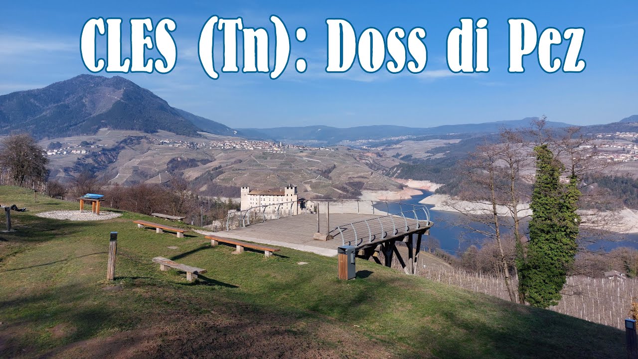 Terrazza panoramica sul CASTELLO di CLES e LAGO di SANTA GIUSTINA