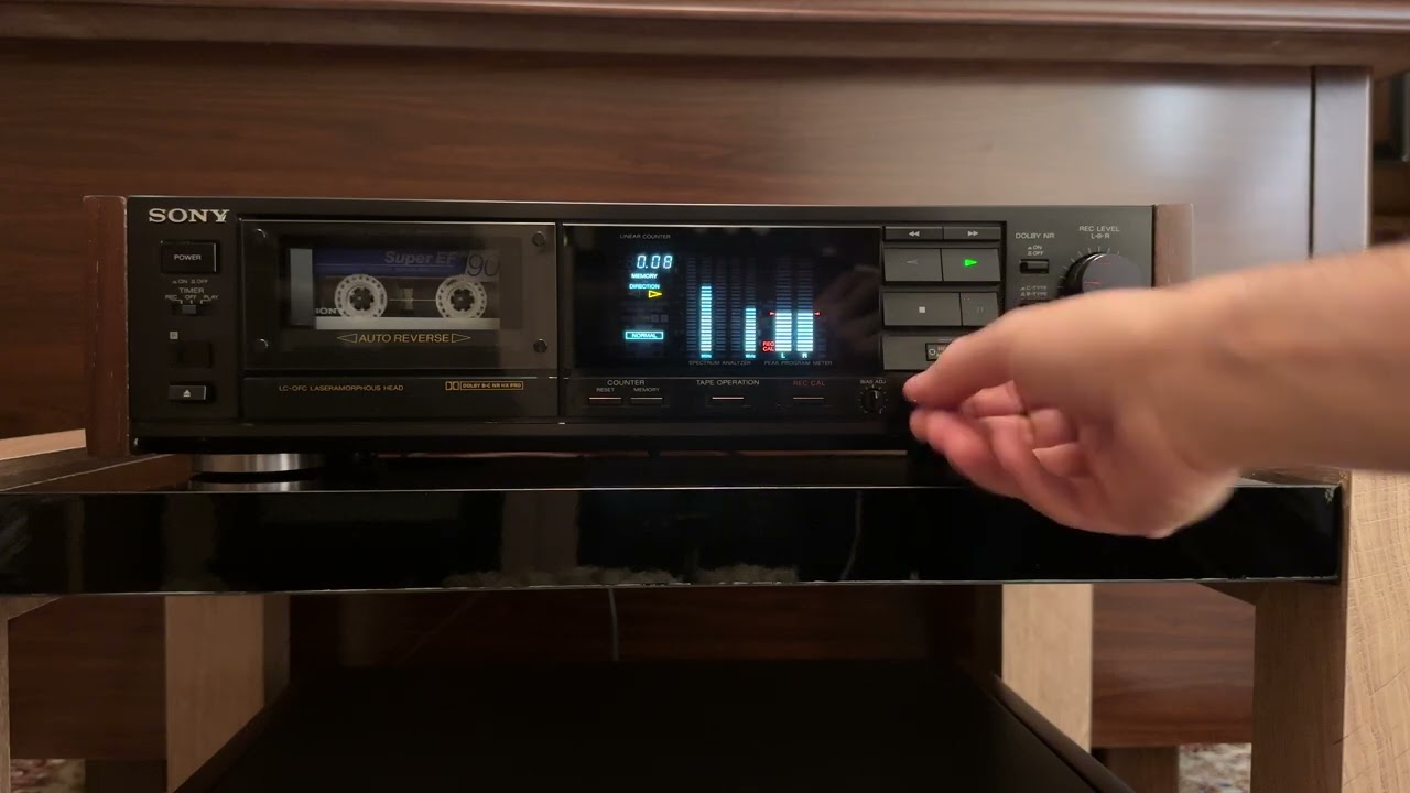 Sony stereo cassette deck TC-RX80