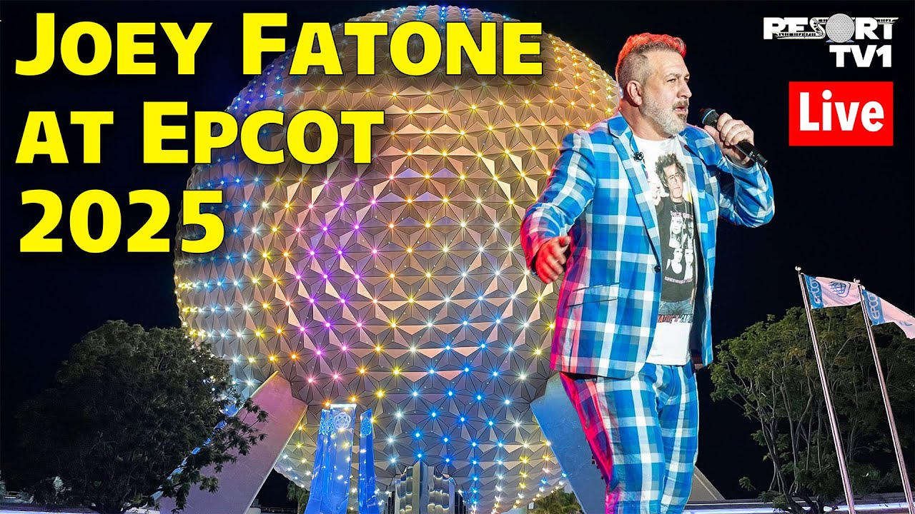 🔴Live: Huge Announcement & Joey Fatone at Epcot Food & Wine Festival - Walt Disney World