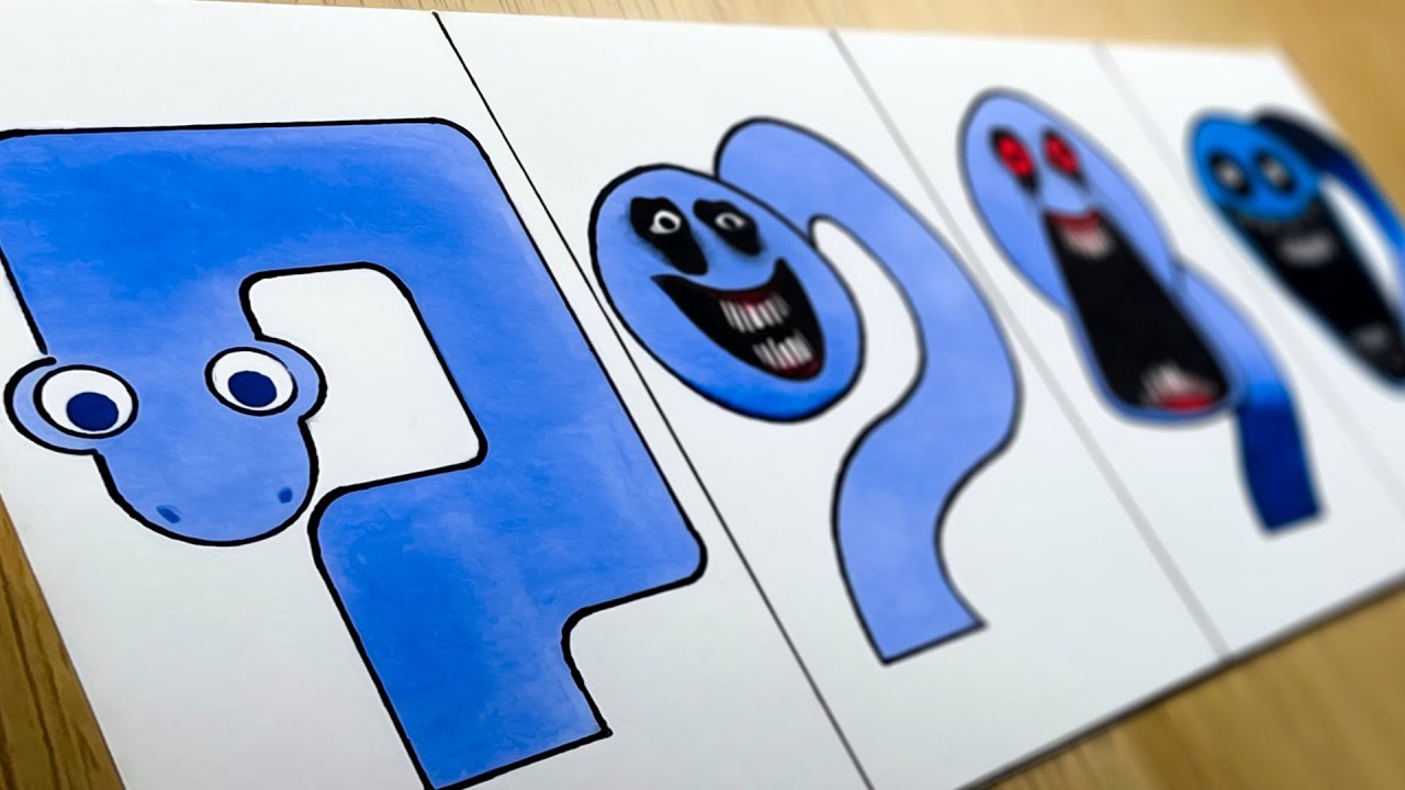 Drawing Phases in New Incredibox Sprunki OC of Hungry Snake / From Phase 1 to 4