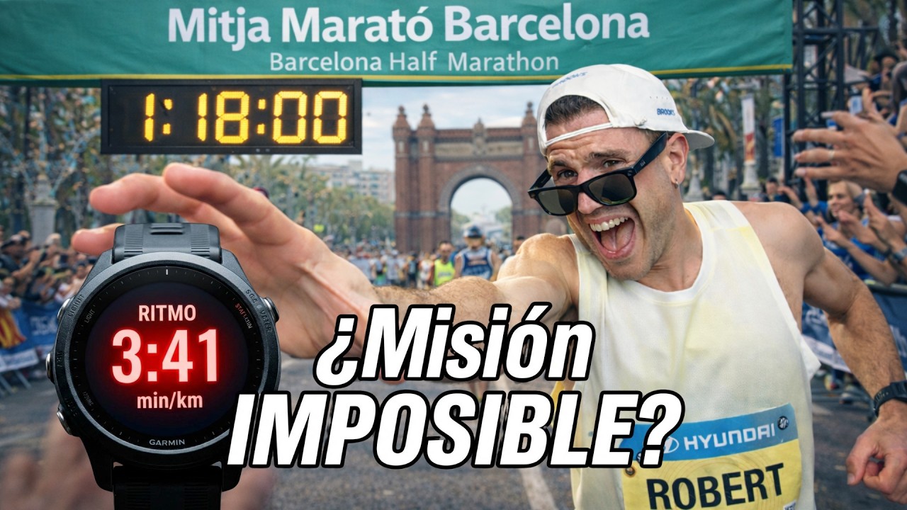 Media Maratón Barcelona 2026 | Estrategia para SUB 1h18 (Ritmo 3:41/km)