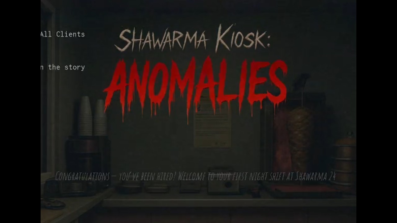 Serving Kebabs while Anomalies try to kill me! Scary Shawarma Kiosk